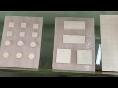 注文の20%のジルコニアのセラミック タイルはさみ金の反影響の陶磁器の後ろ板