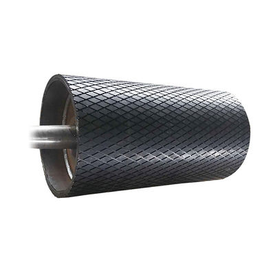 ダイヤモンドのゴム製 コンベヤーの滑車のラギング