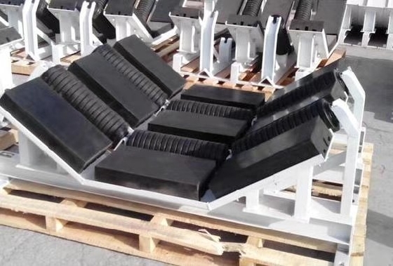 衝撃はベルト・コンベヤーのためのコンベヤーの影響のベッドの影響の揺りかごのベッドを吸収する