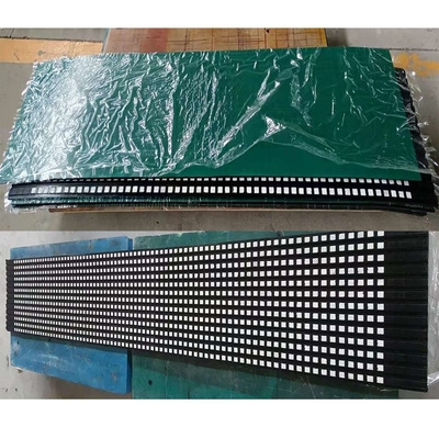 Cnの95%のアルミナの製陶術との接着の層によって支持される陶磁器のマットの滑車のラギング