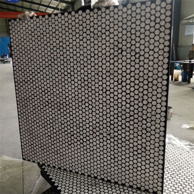 正方形100x100のシュートのホッパーのための陶磁器の摩耗の版のライニング