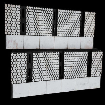 コンベヤーの陶磁器の摩耗はさみ金の産業陶磁器のゴム製はさみ金